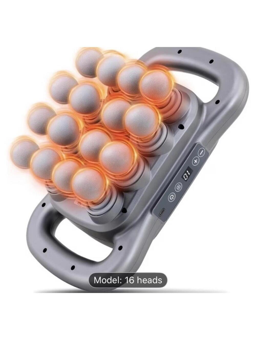 16-Head Massage Gun Set, Deep Tissue Percussion Massager, Electric Massage